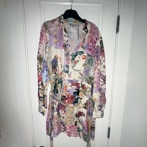 Zara printed dress